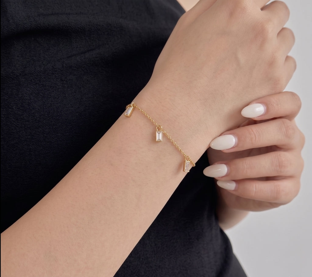Baguette Cascade Bracelets
