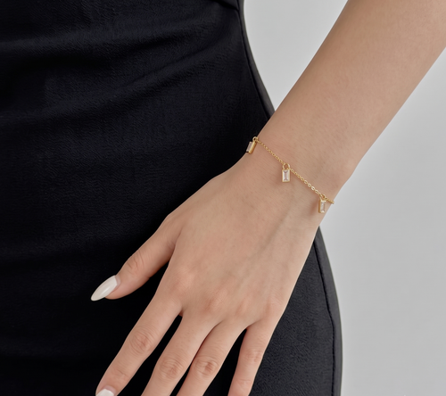 Baguette Cascade Bracelets