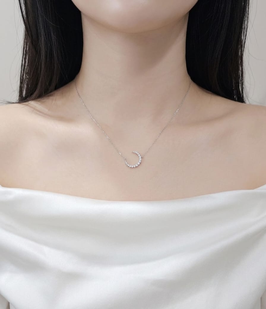 Crescent Glow Necklace