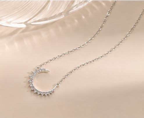 Crescent Glow Necklace