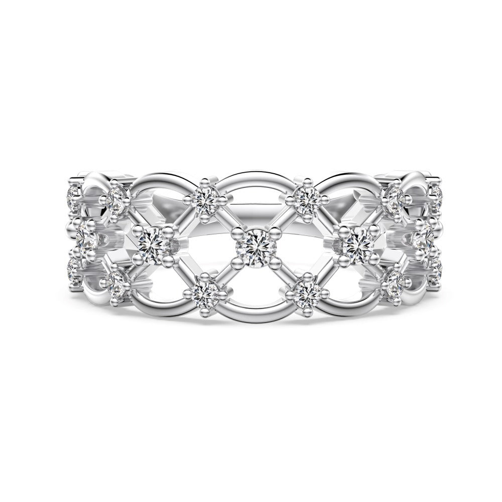 Lattice Lace Ring