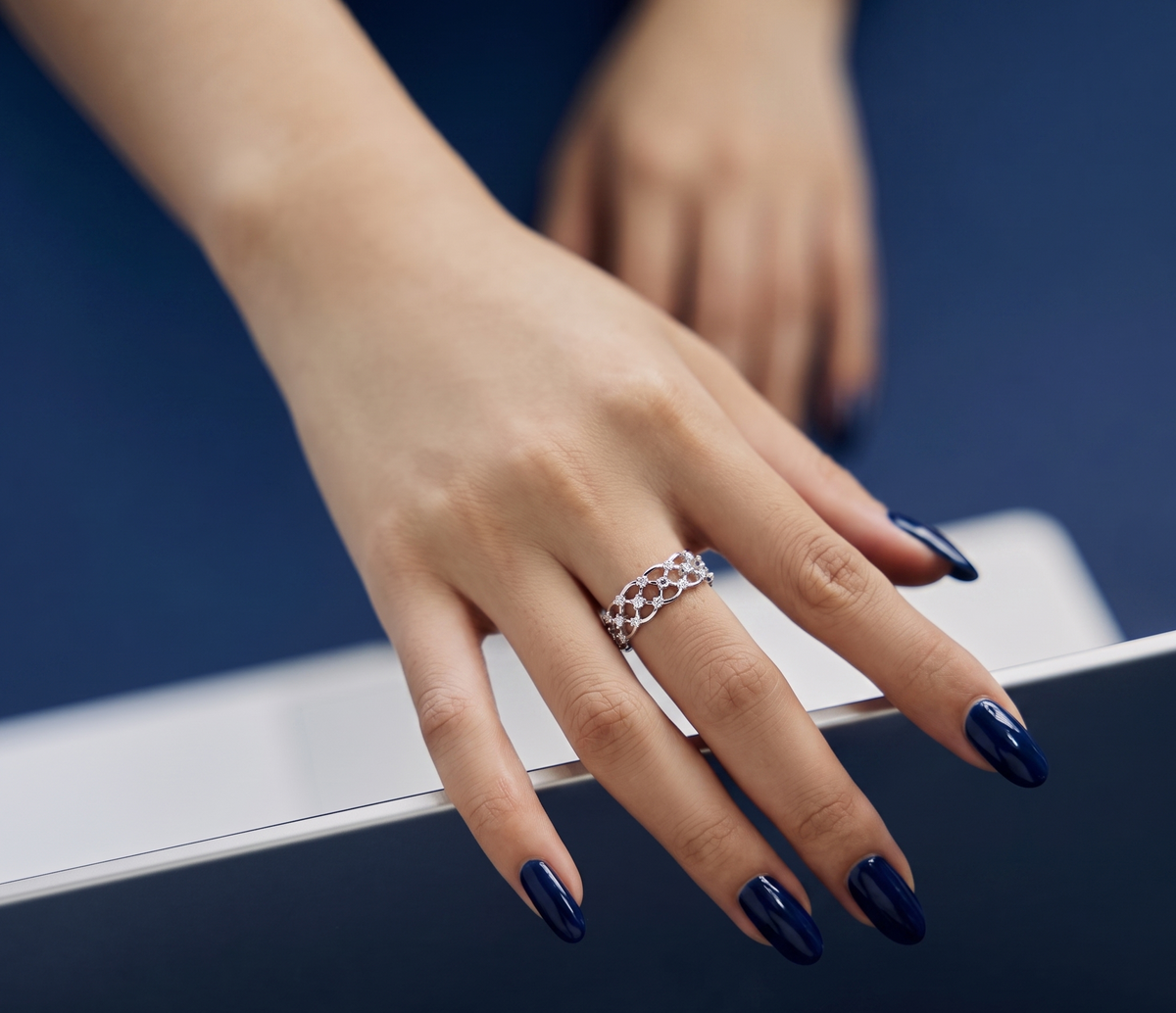 Lattice Lace Ring