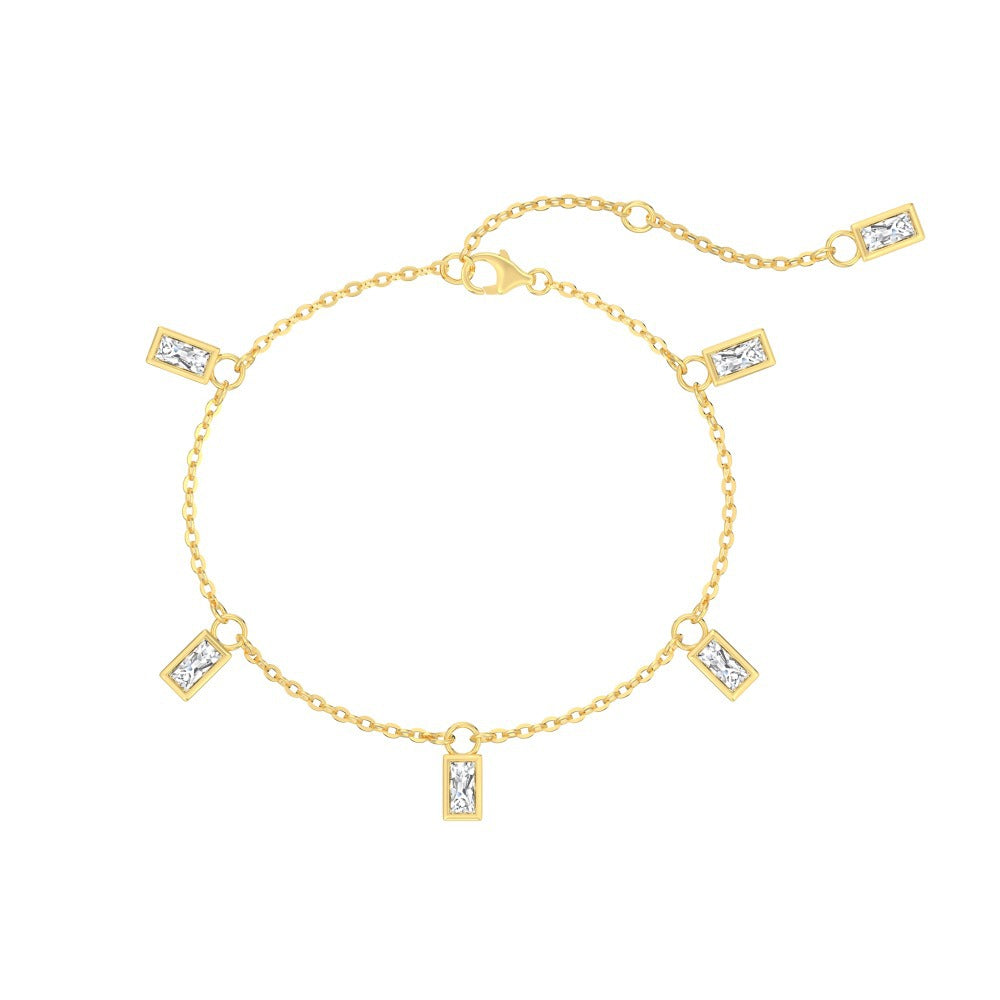 Baguette Cascade Bracelets