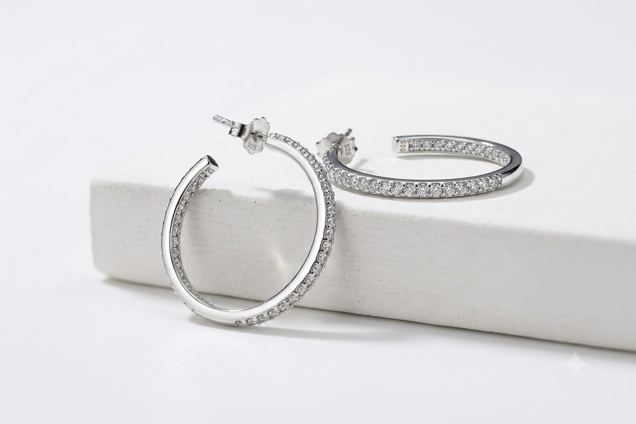 Serenade Pavé C Hoops