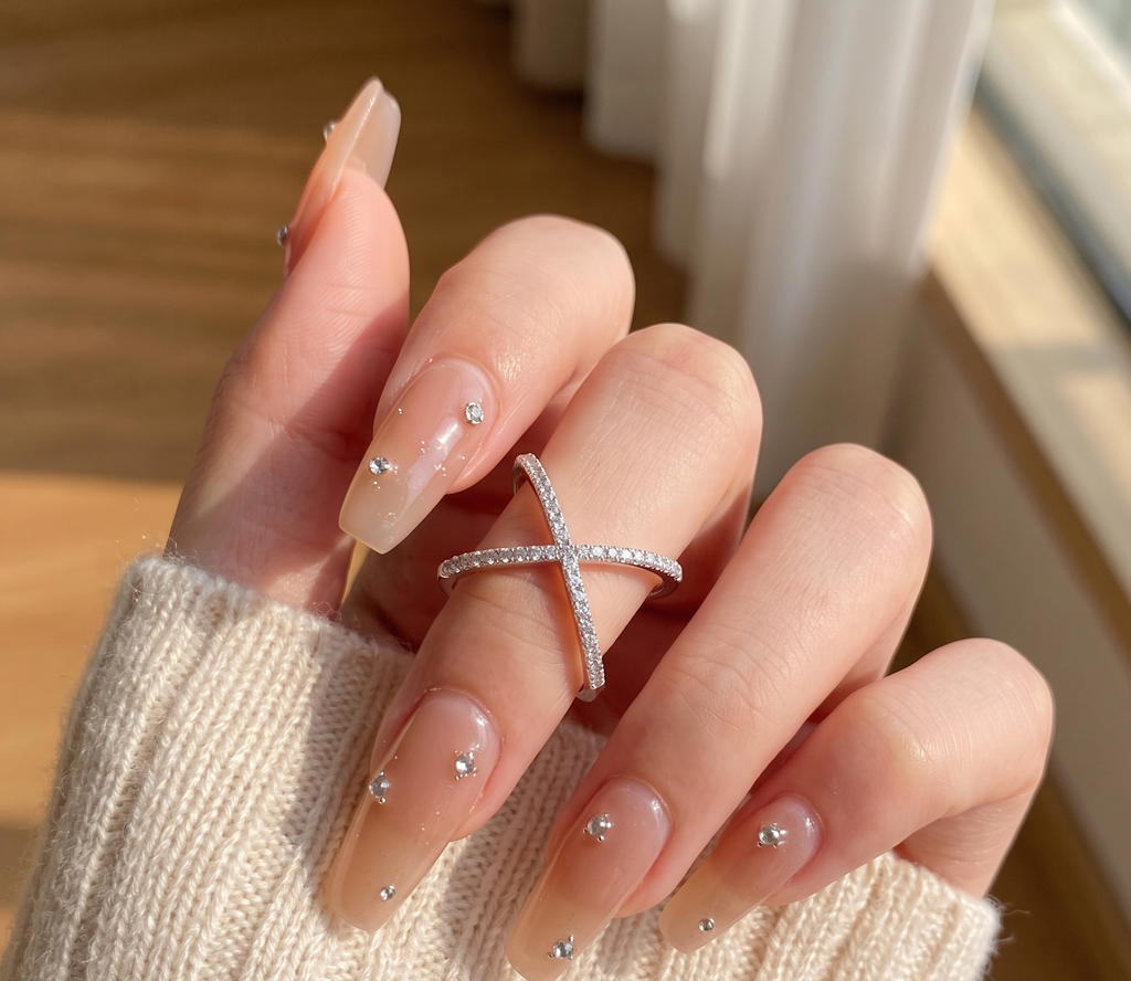 Starlight Cross Ring