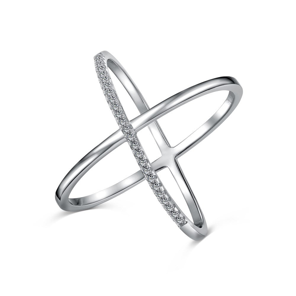 Whisper Cross Ring